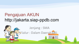 ppdb SMA - SMPN 222 Jakarta