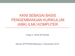 FiktiUG2014 - KKNIBasisPengembanganKurikulumKBK