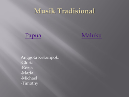 Musik daerah Papua dan Maluku