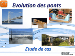 evolution_des_ponts - Technologie, Sciences de l`Ingénieur et
