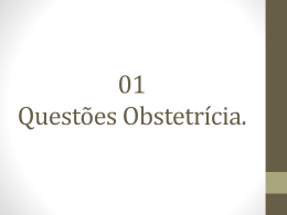 Questões Obstetrícia 1 final