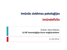 9. Imunas patologijas_Imundeficits