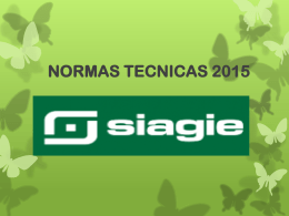 NORMAS TECNICAS 2015