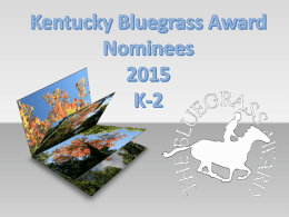 KBA K-2 2015 Nominees