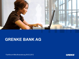 GRENKE BANK