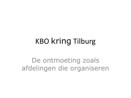 KBO kring Tilburg - KBO