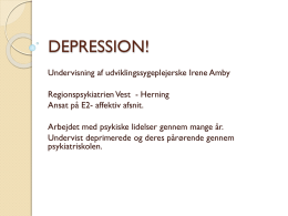 Depression v. Irene Amby