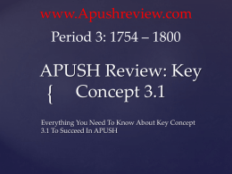 APUSH-Review-Key-Concept-3.1