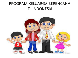 PROGRAM KB DI INDONESIA