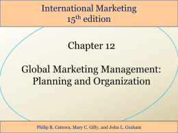 International Planning Process