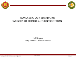 Army Survivor Outreach Services