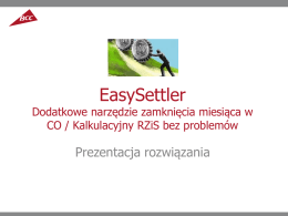 EasySettler - prezentacja rozwiązania