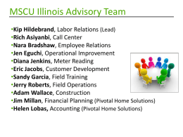 MSCU Illinois Advisory Team