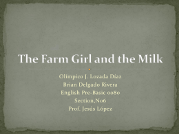 The Farm Girl and the Milk
