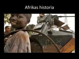 Presentation Afrikas historia