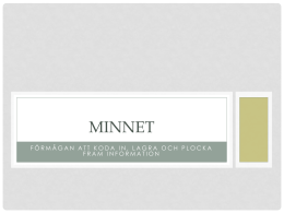 Minnet - Weebly