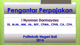 Chapter I - Nyoman Darmayasa