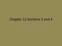 Chapter 12 Sections 3 and 4 - East Lycoming School District