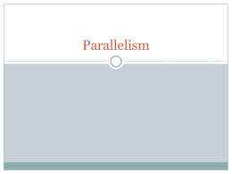 Parallelism standard - Livaudais English Classroom