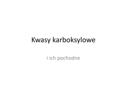 Kwasy karboksylowe