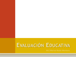 Evaluación Educativa - apuntesevaluacioneducativa