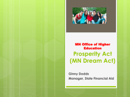 MN Dream Act - Minnesota Office of Higher Education