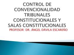 control de convencionalidad tribunales constitucionales y salas