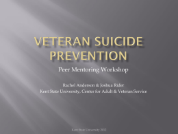 Veteran Suicide Prevention-Louisville Presentation 12