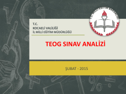 Teog sunusu i&ccedil;in tıklayınız. - Kocaeli Milli Eğitim M&uuml;d&uuml;rl&uuml;ğ&uuml;