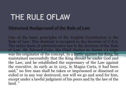 The Ruleof Law