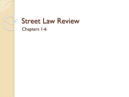 Street Law Review