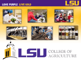Student Services - College of Agriculture