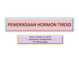 pk pemeriksaan hormon tiroid
