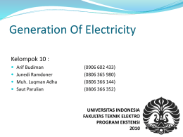 generationofelectricitypresentation
