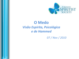 Medo - torontospiritistsociety.org
