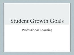 SGG Professional Learning-Aug 2014