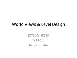 World & Level Design
