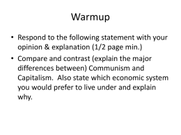 Let*s Play*Capitalist or Communist!