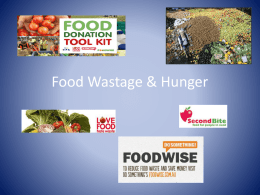 Food Wastage & Hunger