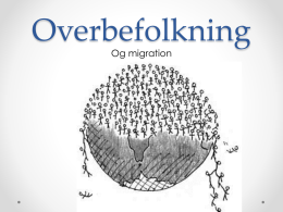 Overbefolkning - DIO-Skive-2013