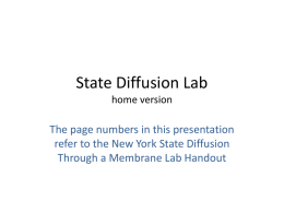 State Diffusion Lab home version