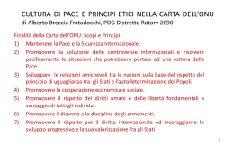 LA CULTURA DELLA PACE ED I PRINCIPI ETICI