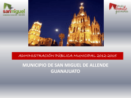 Presentación Ayuntamiento San Miguel de Allende