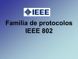 Familia de protocolos IEEE 802