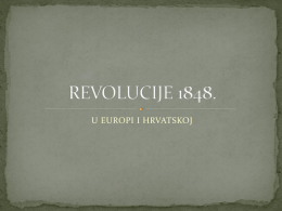 REVOLUCIJE 1848. - CARNet lms