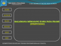 cara membuat motif pada screen 1