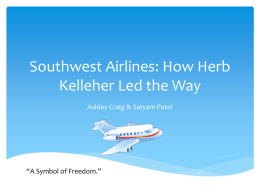 Southwest Airlines: How Herb Kelleher Led the Way