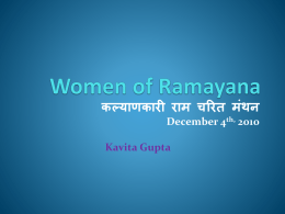 1. Women of Ramayana (Kavita Gupta)
