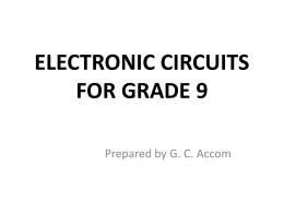 Circuits for Grade 9 - technologerry.co.za