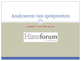 PowerPoint-presentatie - Stamboom Van der Kaap